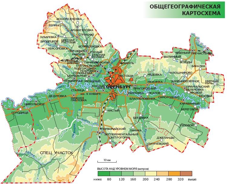 Акбулак оренбургская область карта